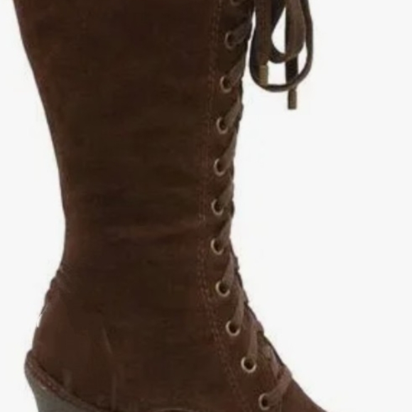 Forever 21 Dark Brown Lace-Up Boots - Picture 2 of 13